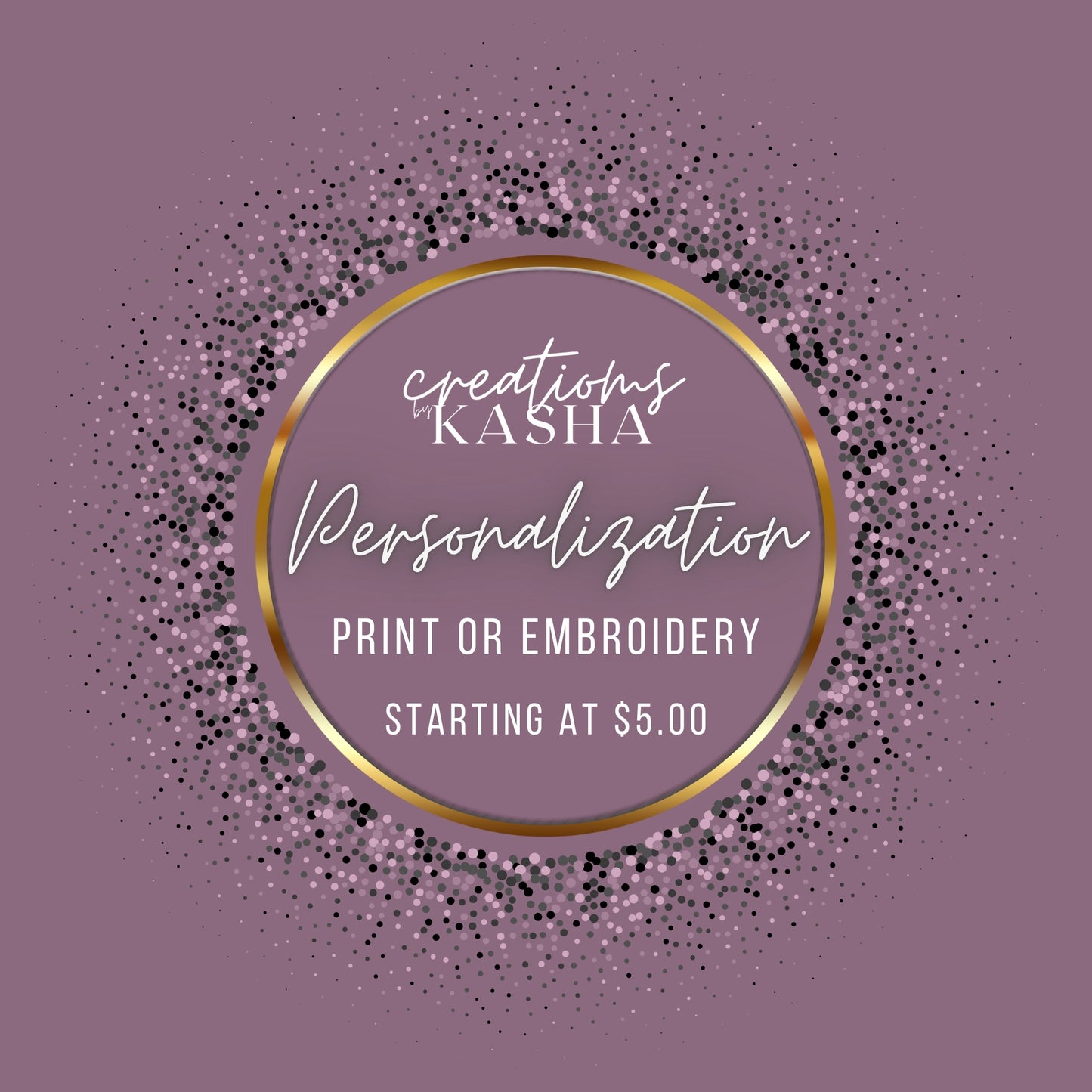 Personalization ADD ON