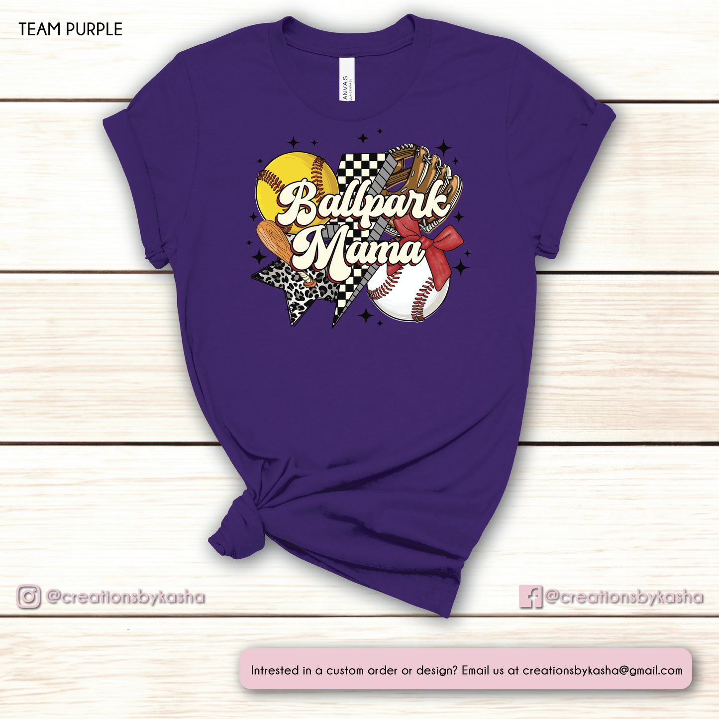 Ballpark Mama Tshirt