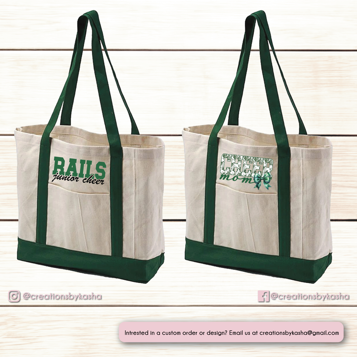 Cheer Canvas Tote