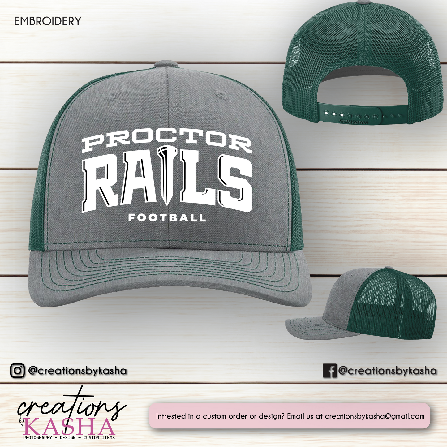 Football Cap - Adjustable
