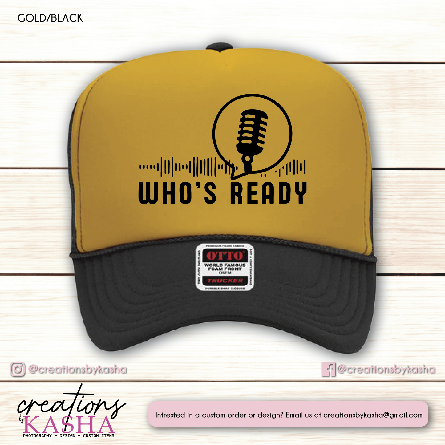 Who's Ready Tucker Hat Snapback