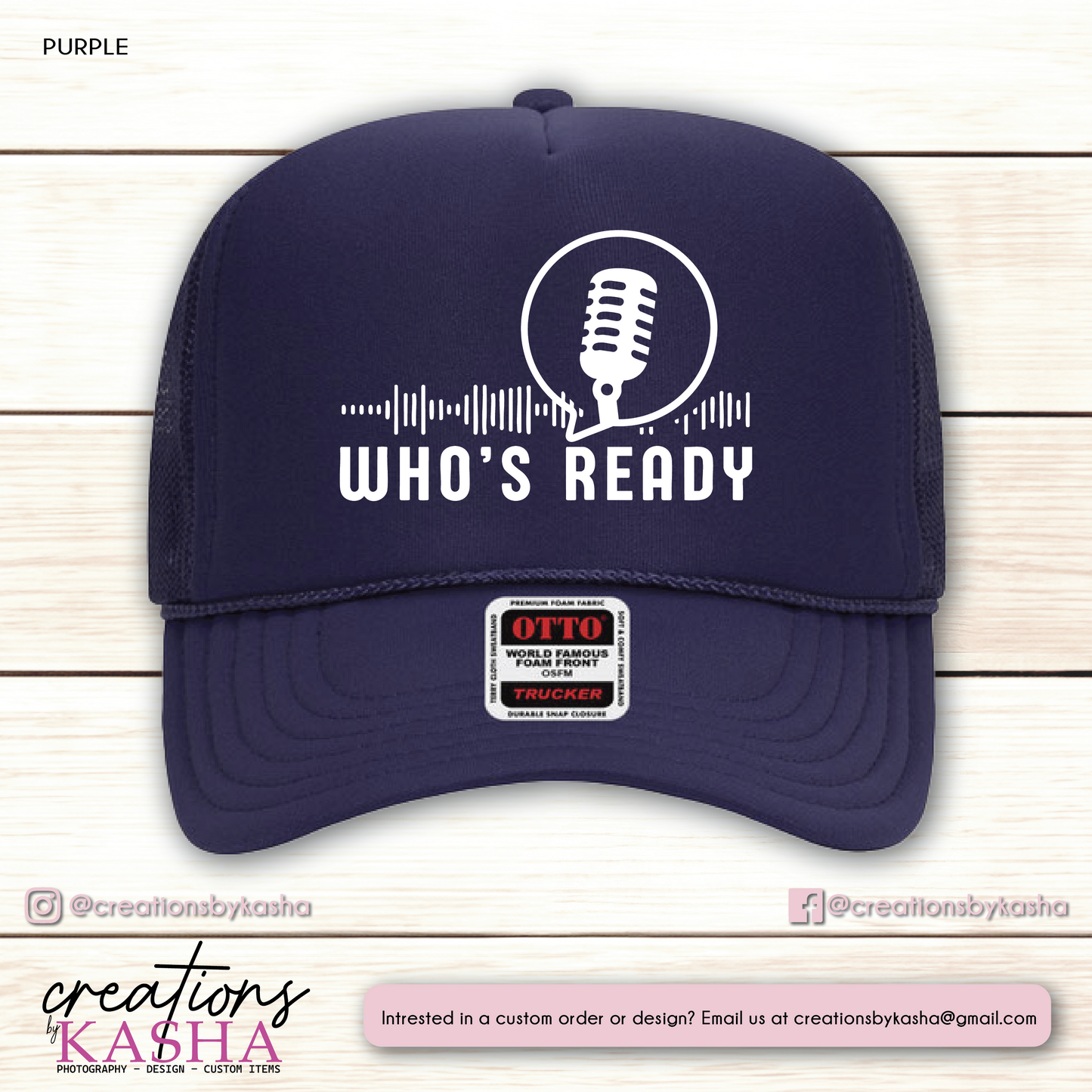 Who's Ready Tucker Hat Snapback