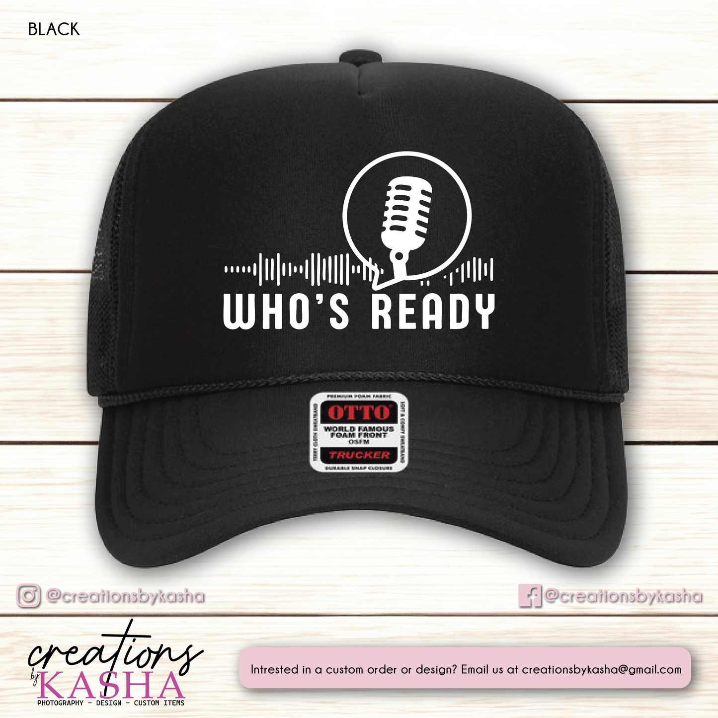 Who's Ready Tucker Hat Snapback