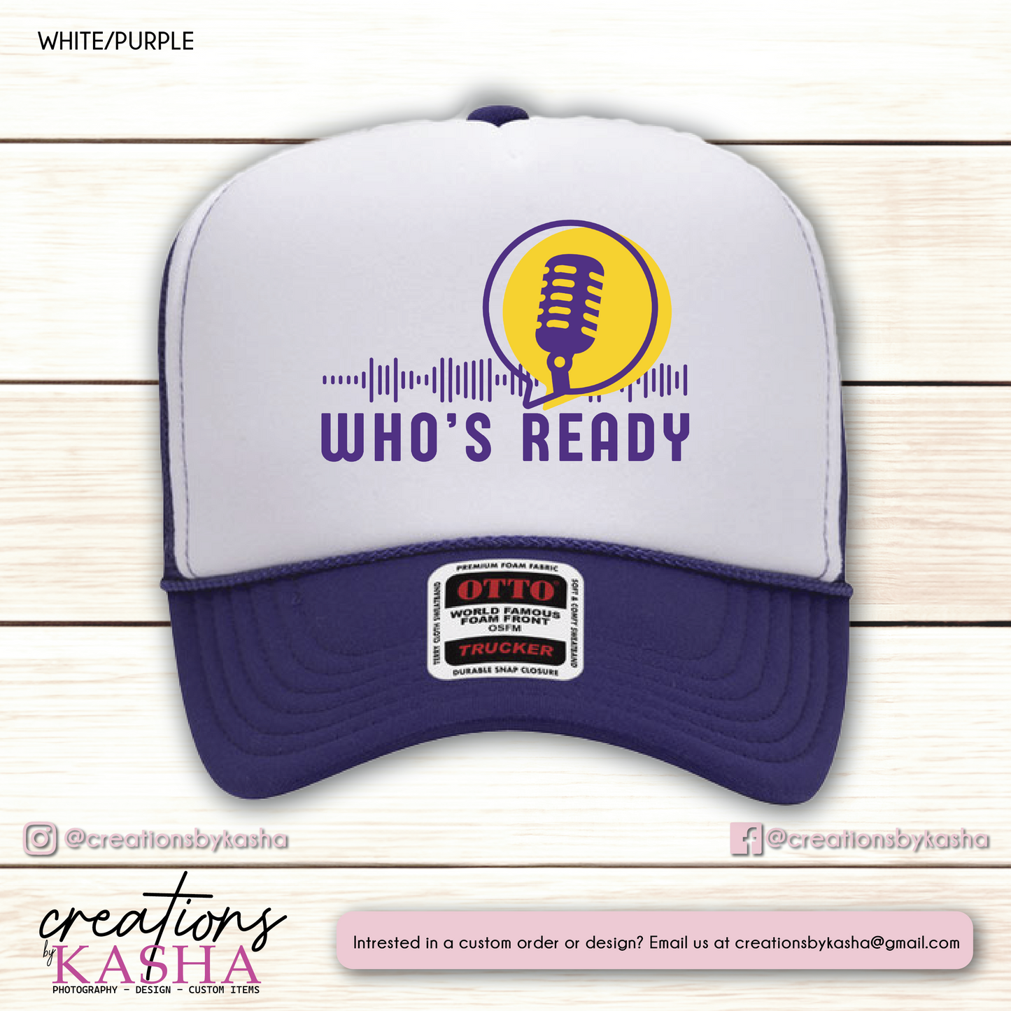 Who's Ready Tucker Hat Snapback
