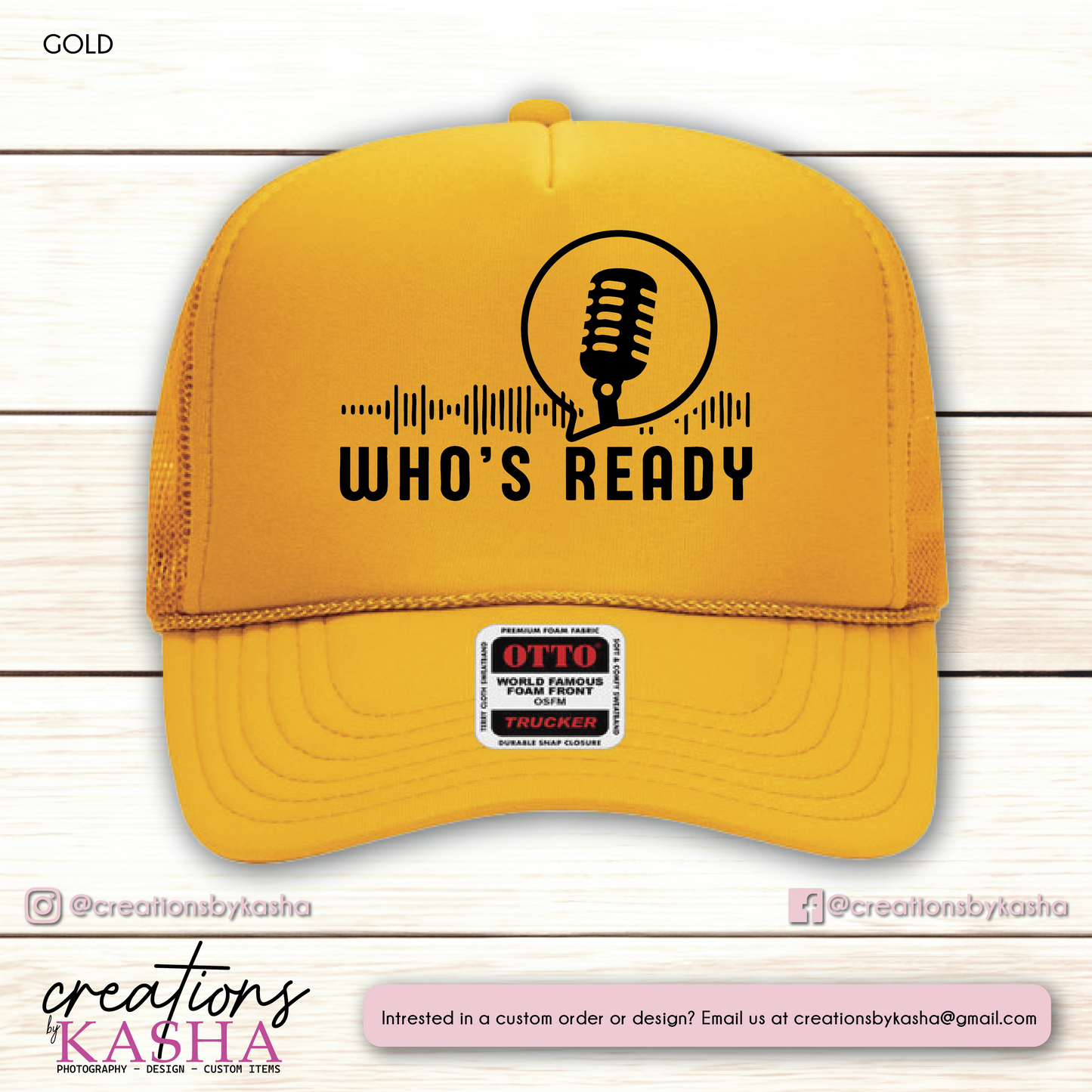 Who's Ready Tucker Hat Snapback