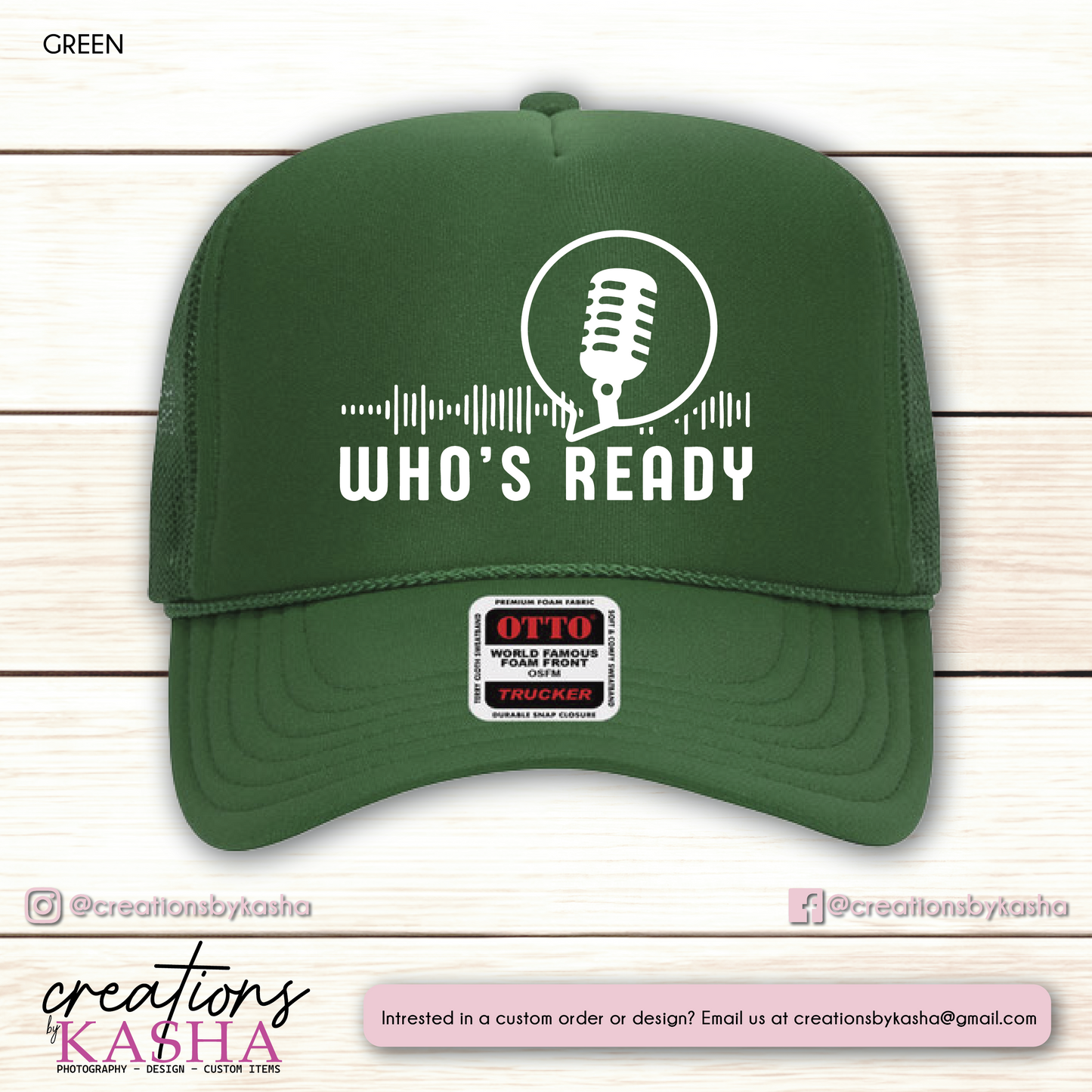 Who's Ready Tucker Hat Snapback