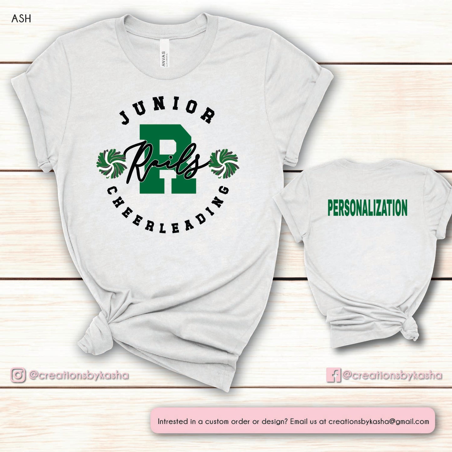 Jr Rails Cheerleading T-shirt