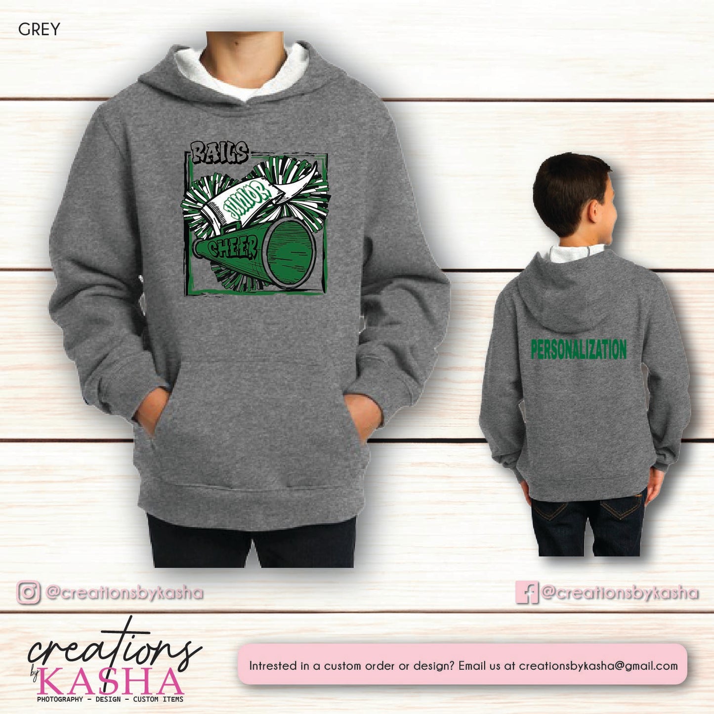 Jr Cheer Hoodie - Choice of Design