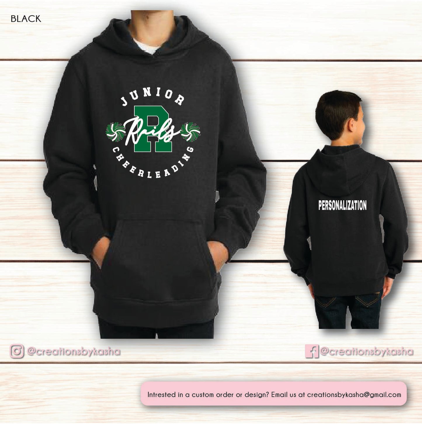 Jr Cheer Hoodie - Choice of Design