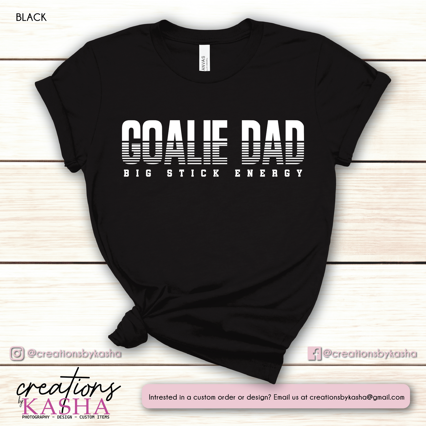 Big Stick Energy - Goalie Dad