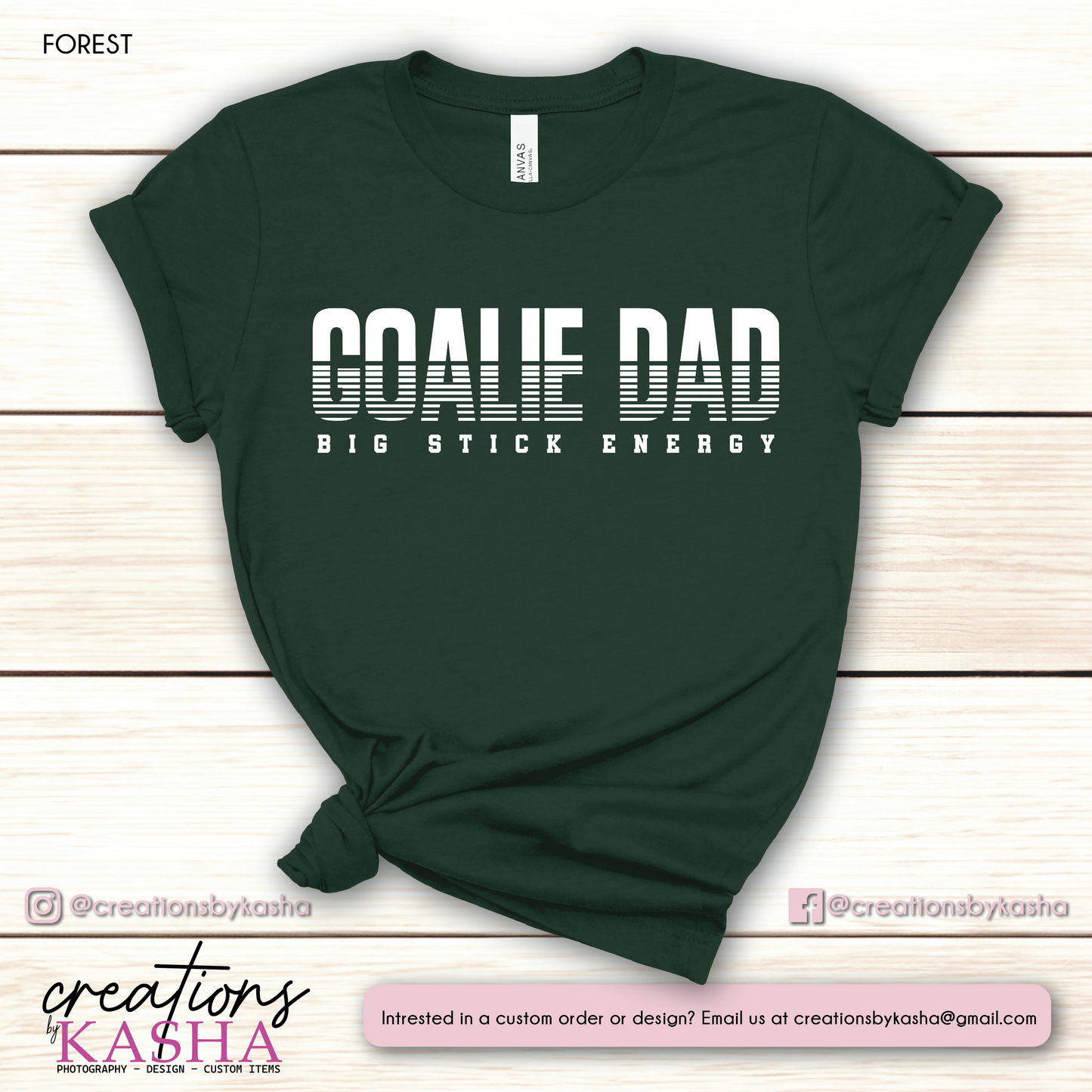 Big Stick Energy - Goalie Dad