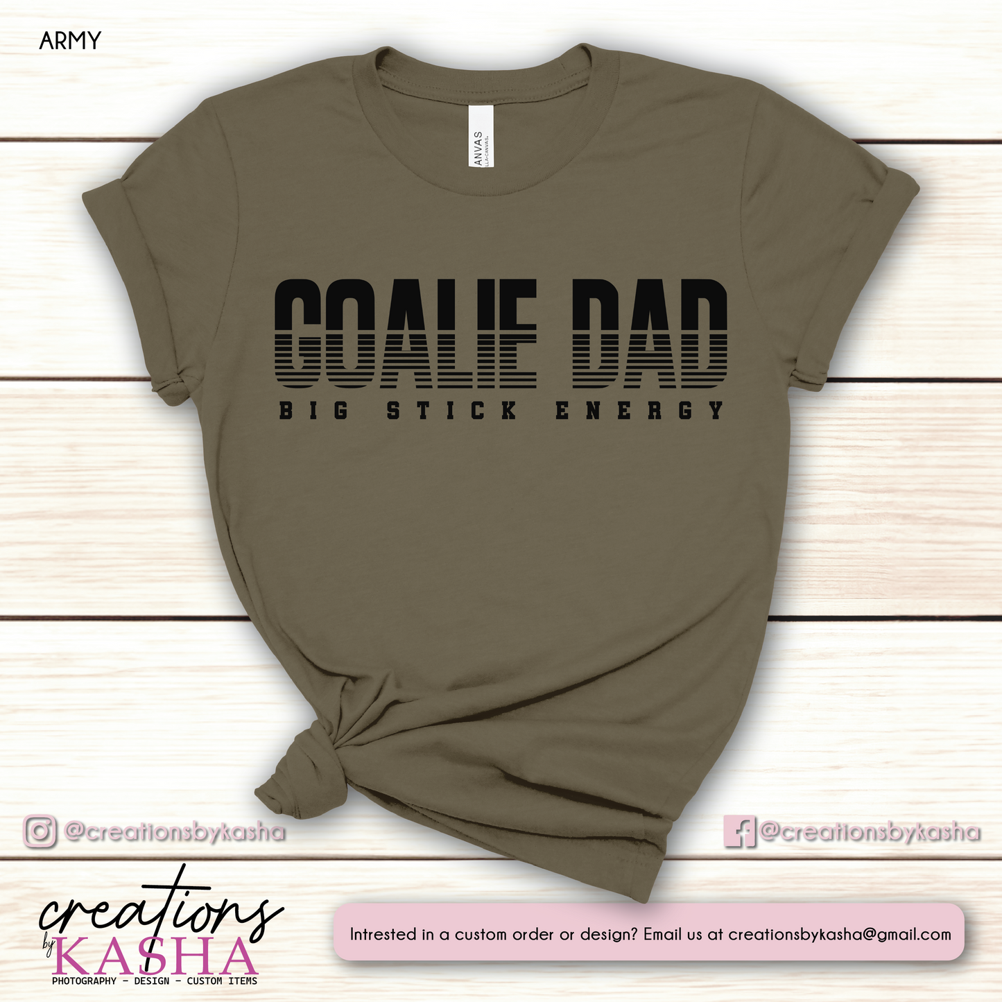 Big Stick Energy - Goalie Dad
