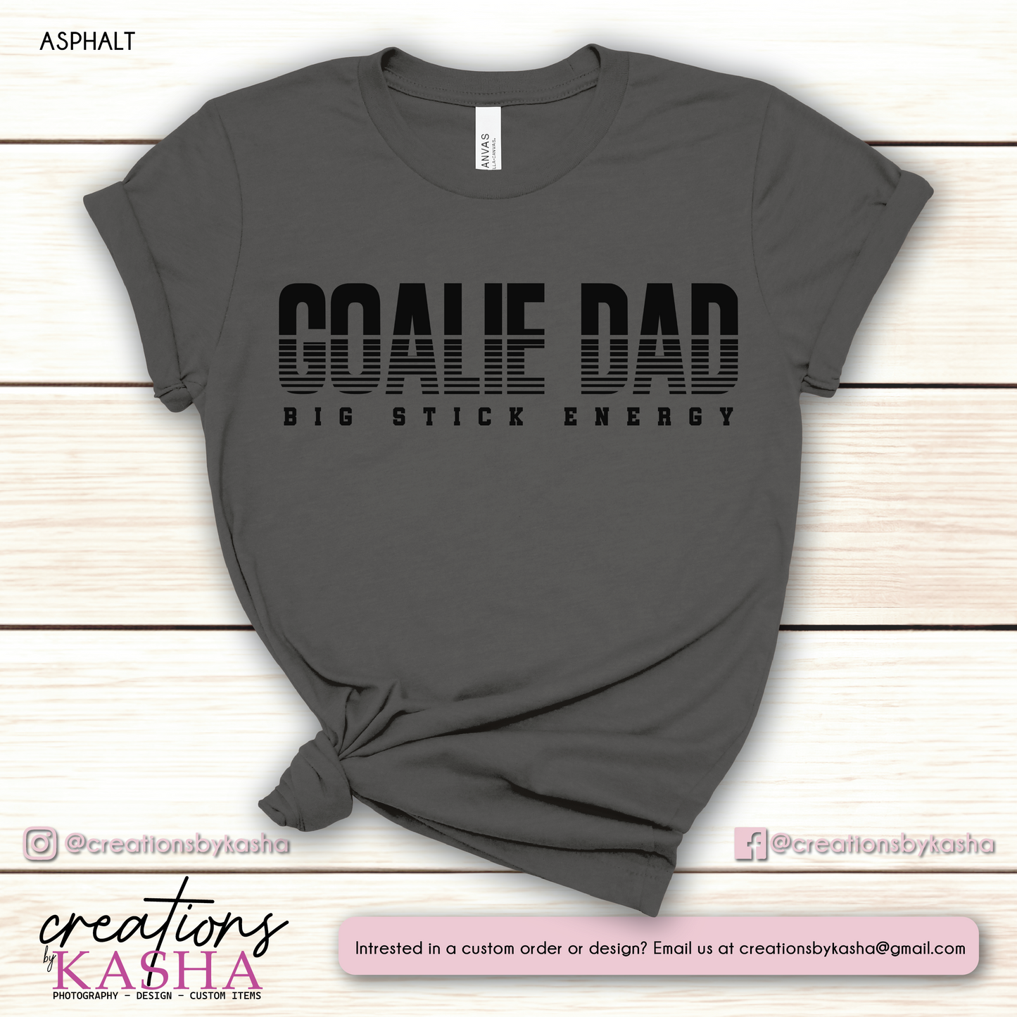 Big Stick Energy - Goalie Dad