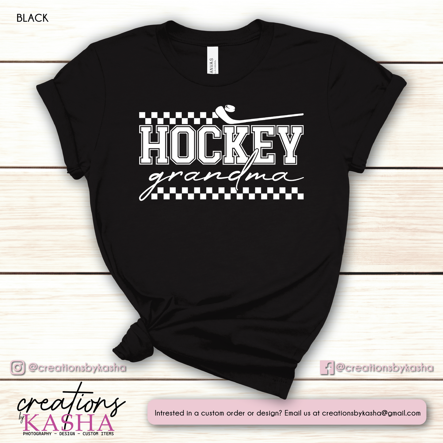 Hockey Gma - Retro T-shirt