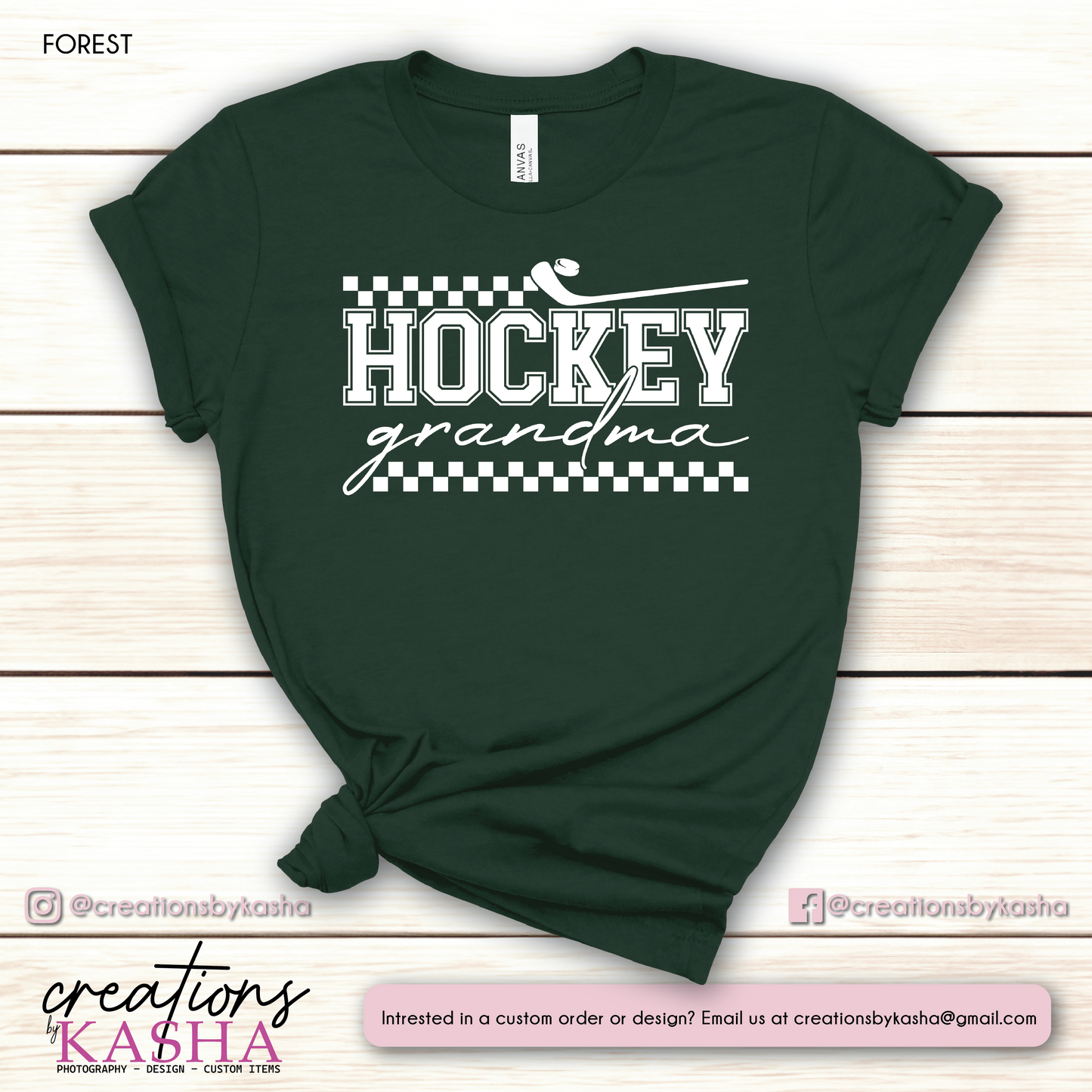 Hockey Gma - Retro T-shirt
