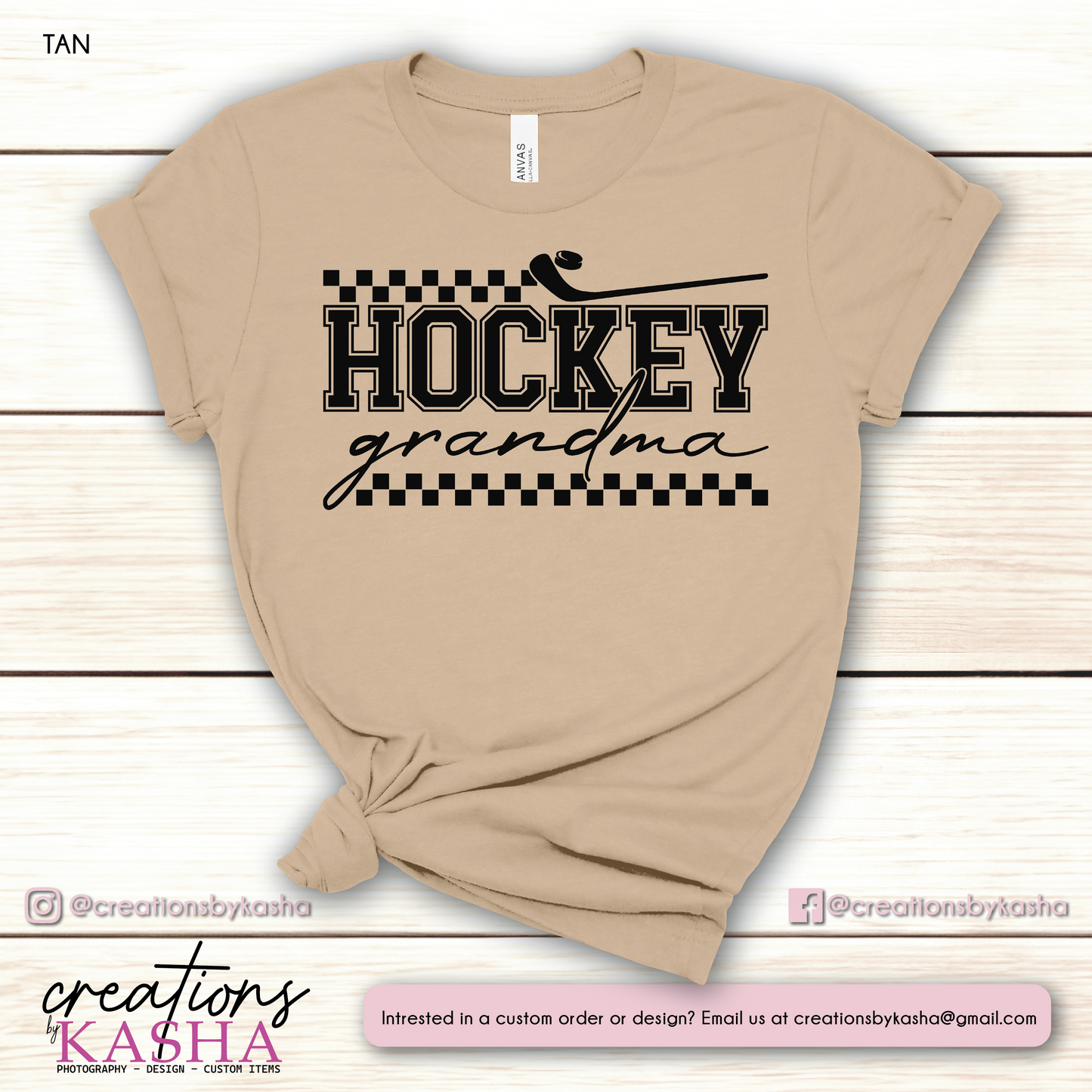 Hockey Gma - Retro T-shirt