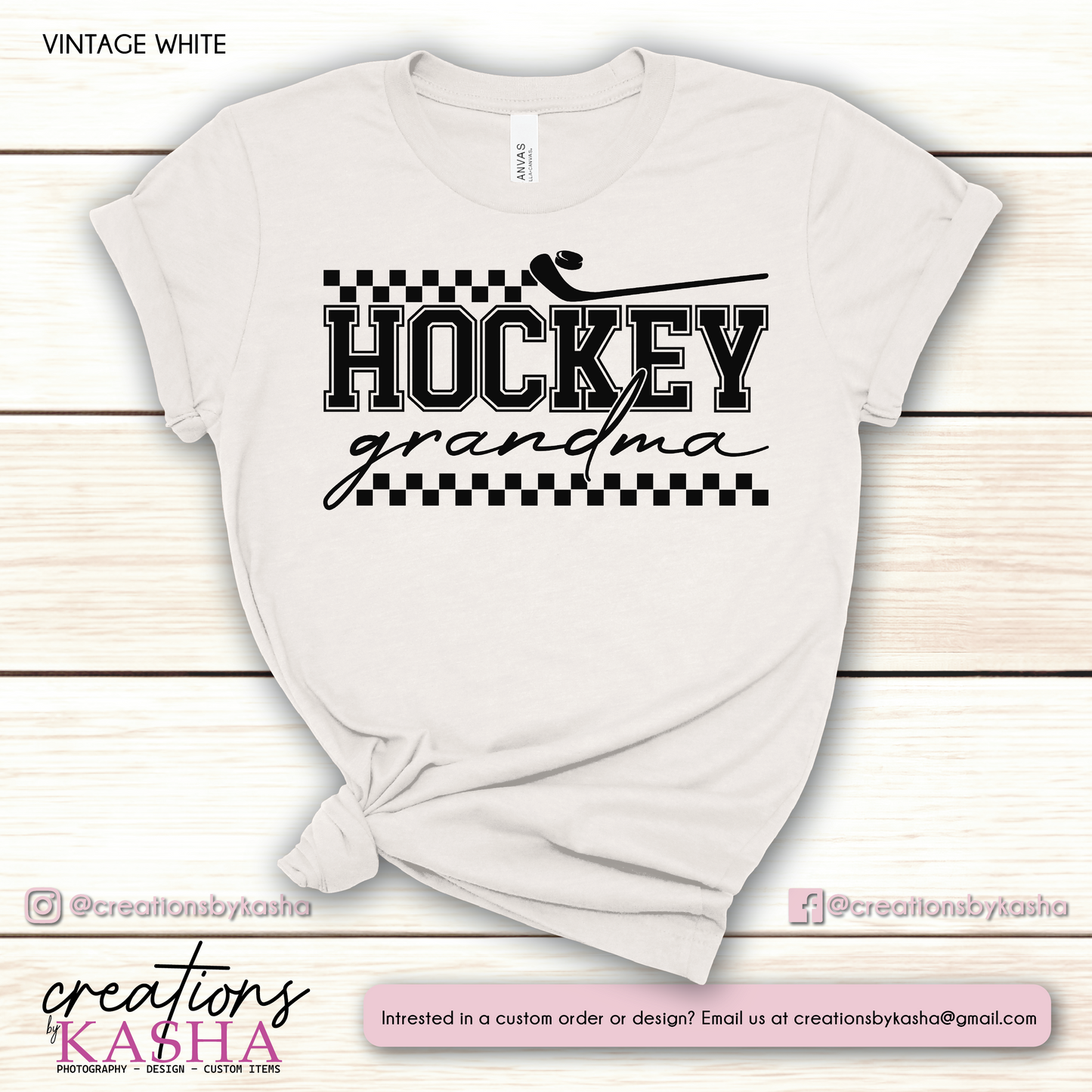 Hockey Gma - Retro T-shirt