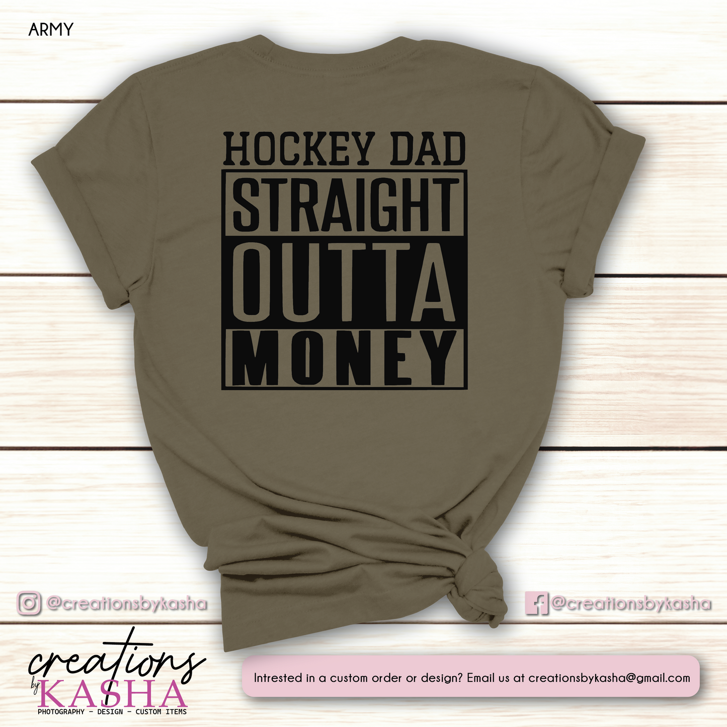 Hockey Dad - Straight Outta Money