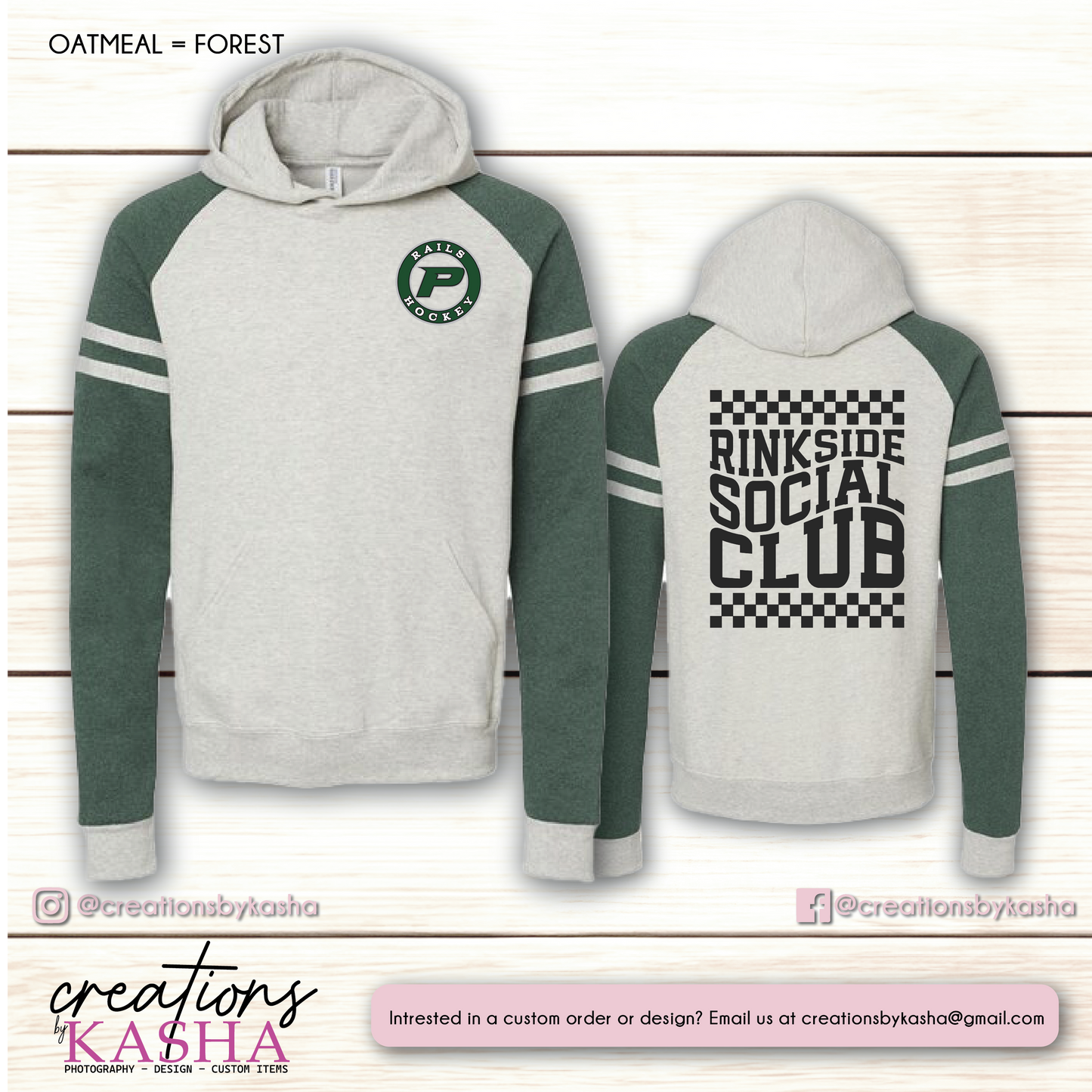 Rink side Social - PAHA Hoodie