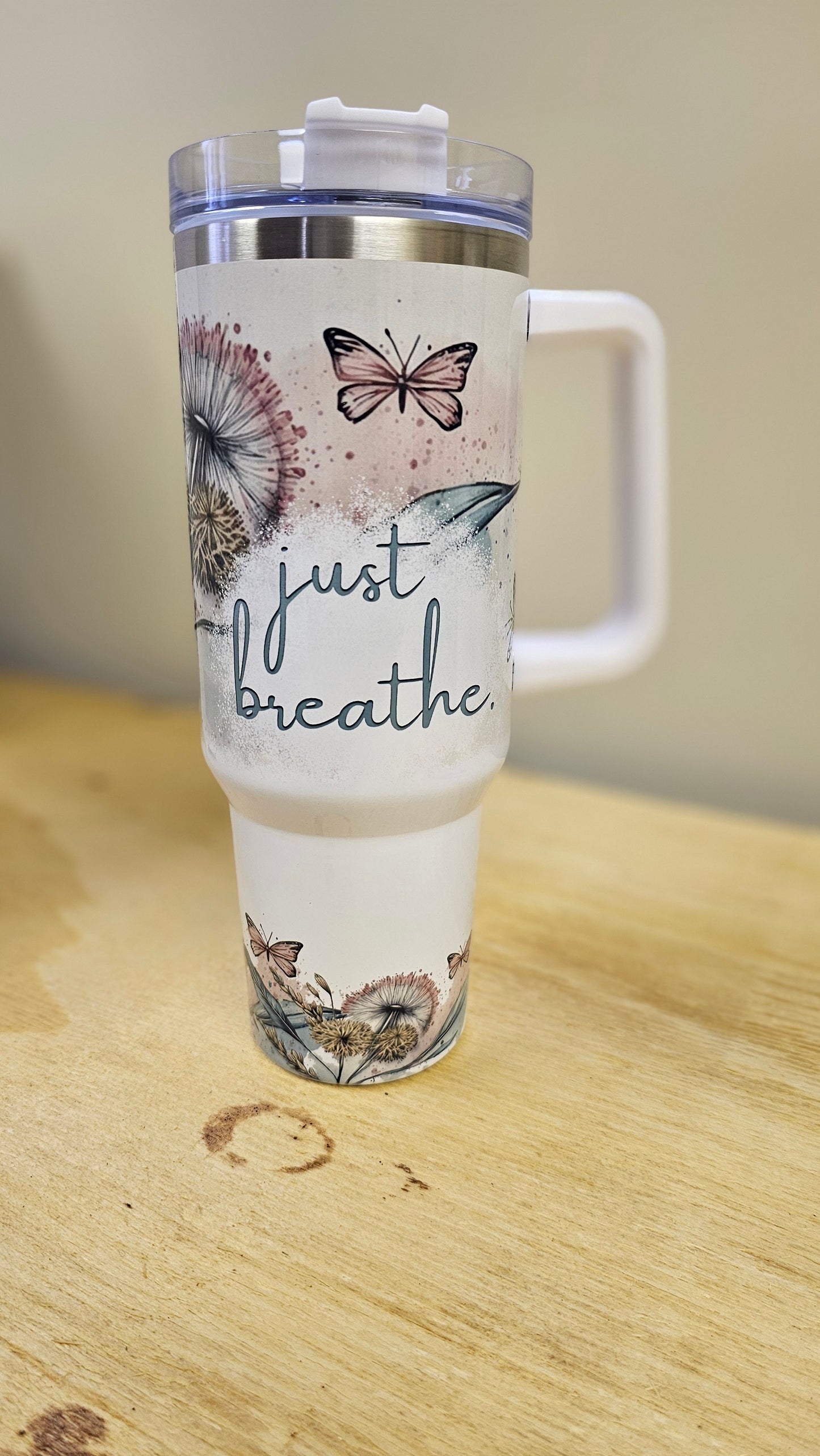Just Breath Tumbler