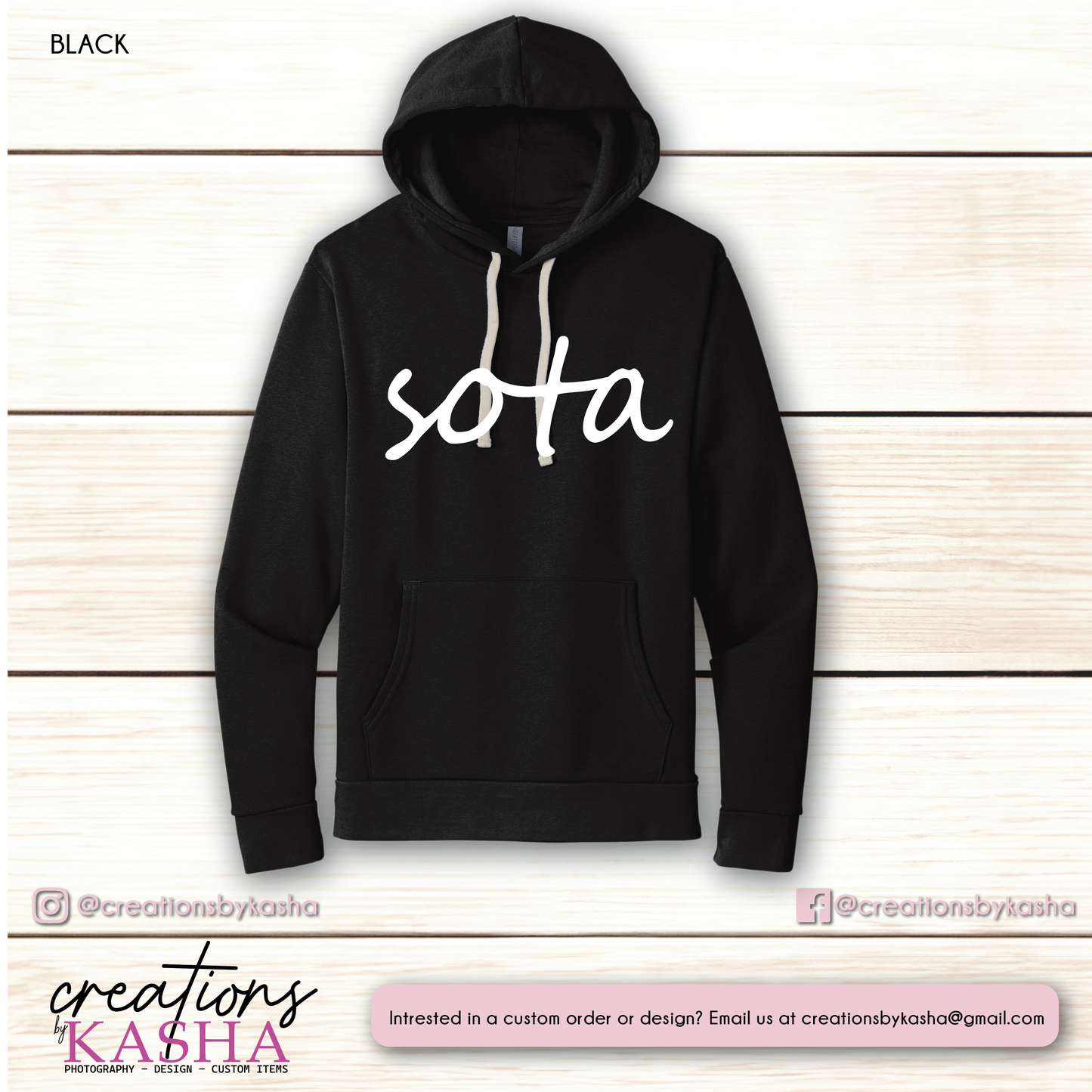 Cursive Sota Hoodie