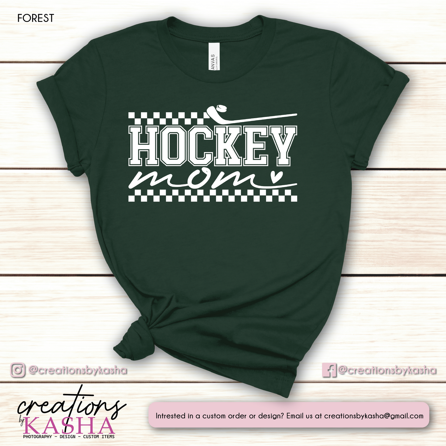Hockey Mom - Retro T-shirt