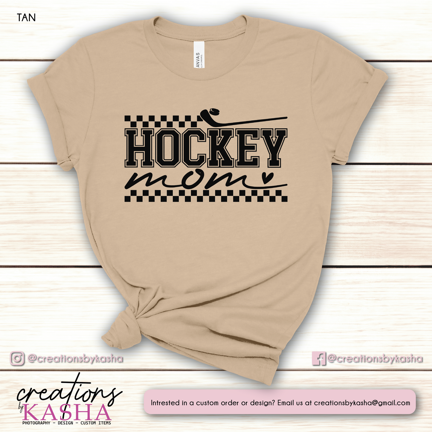 Hockey Mom - Retro T-shirt