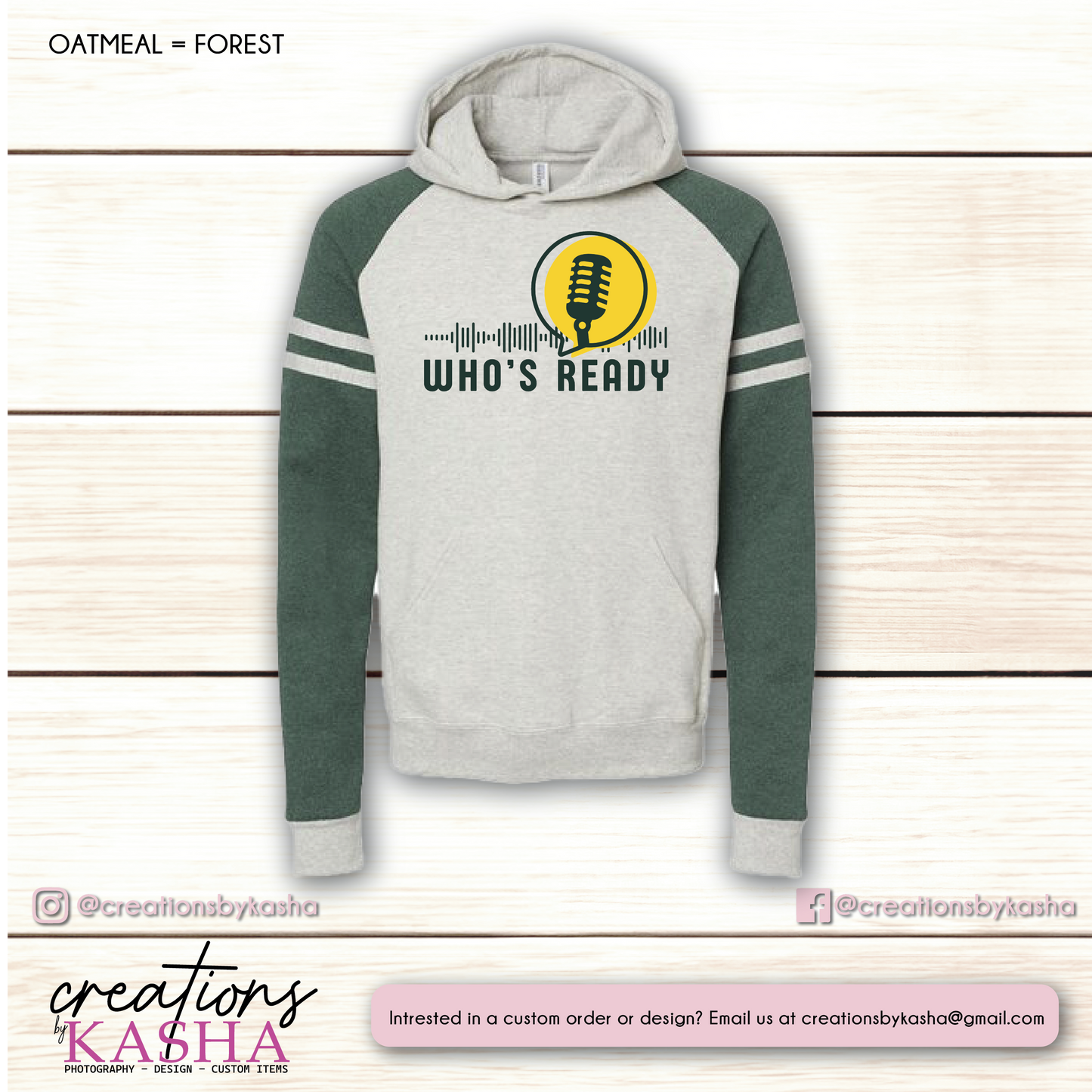 Who's Ready Athletic Hoodie