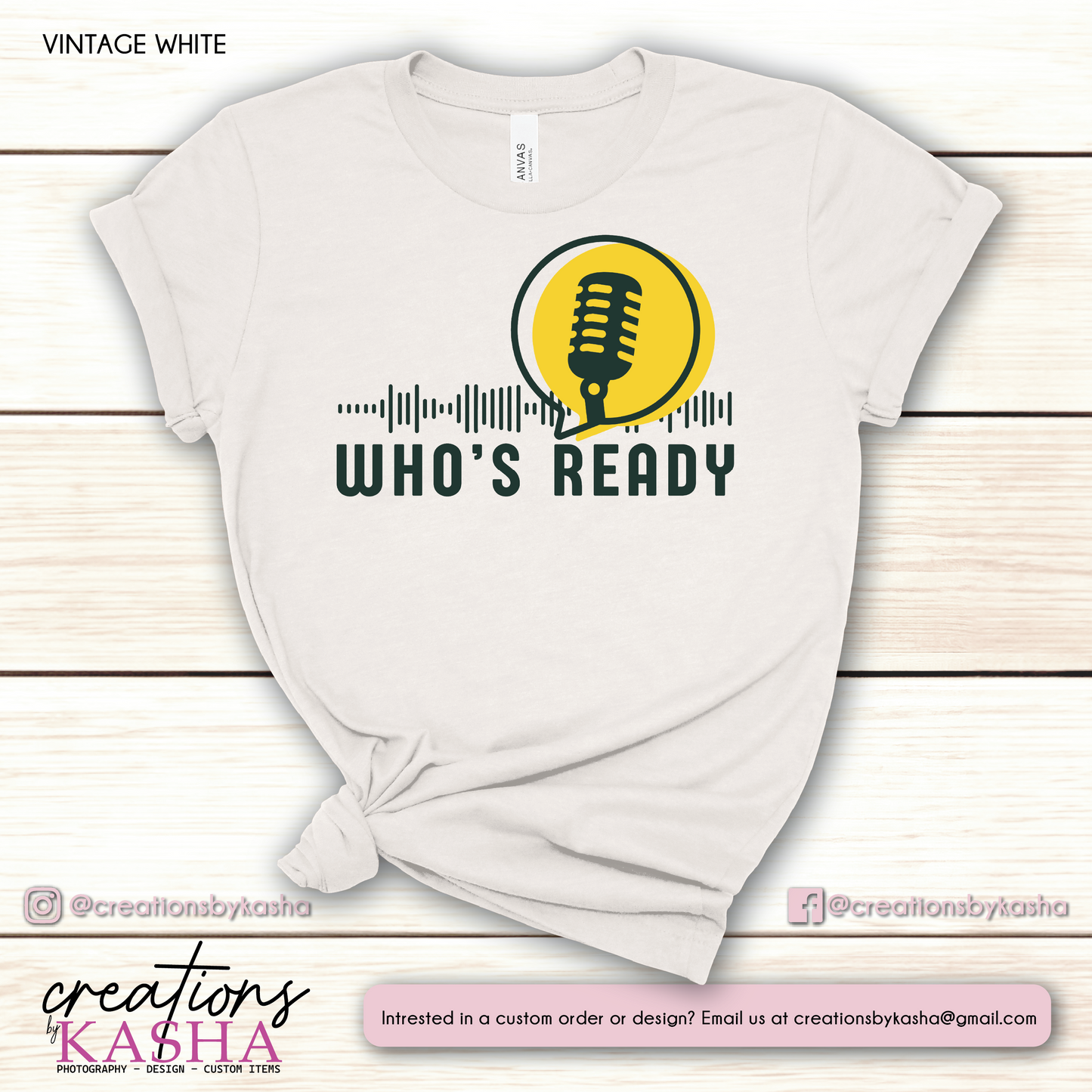 Color Who's Ready T-shirt