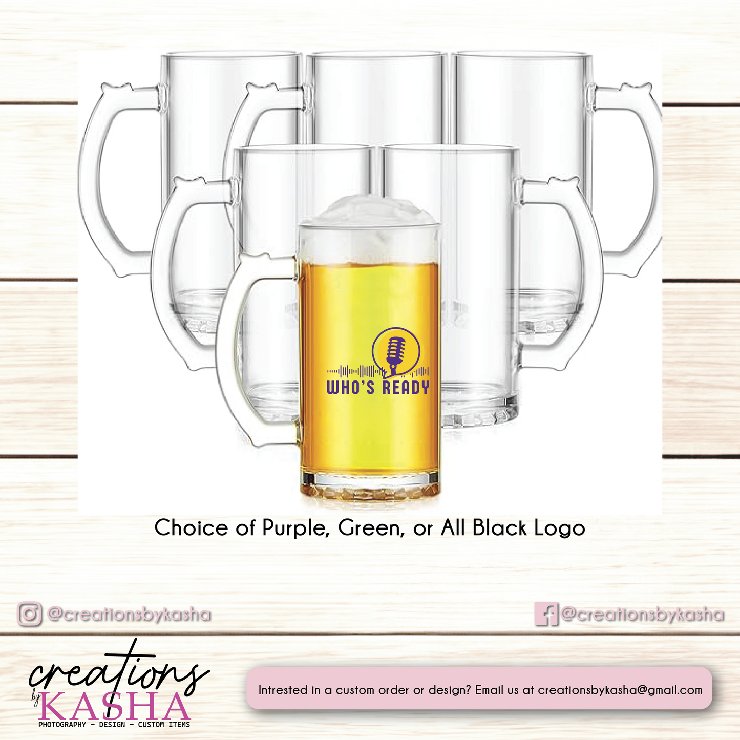 Who's Ready - Beer Mug