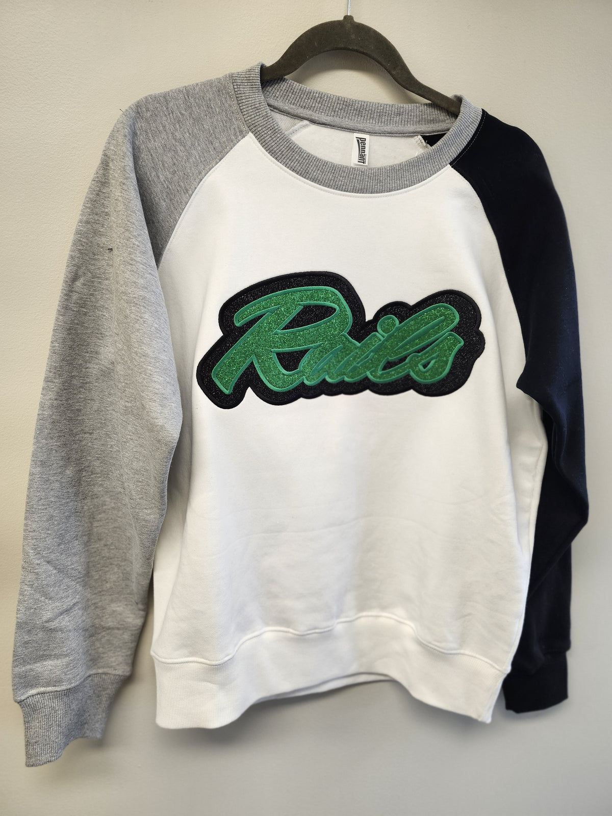 Color block Sleeve Crew