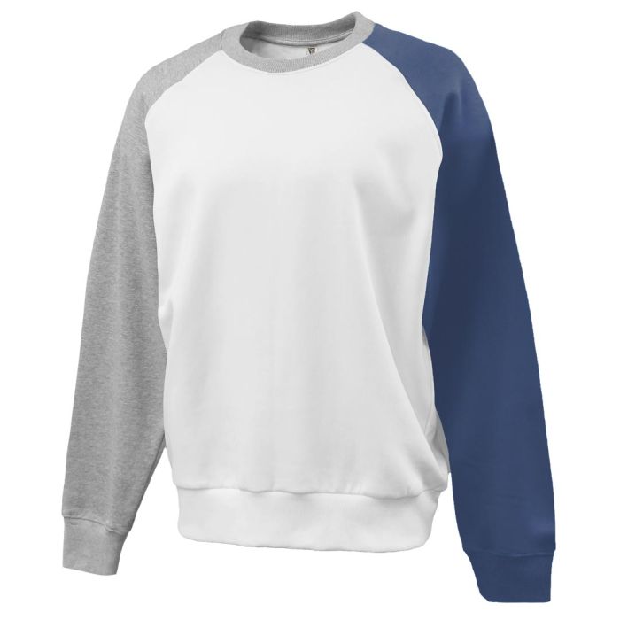 Color block Sleeve Crew