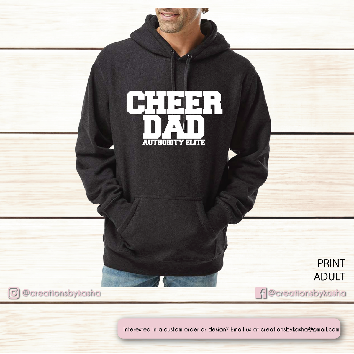 Authority Elite Cheer Dad Hooded Sweatshirt