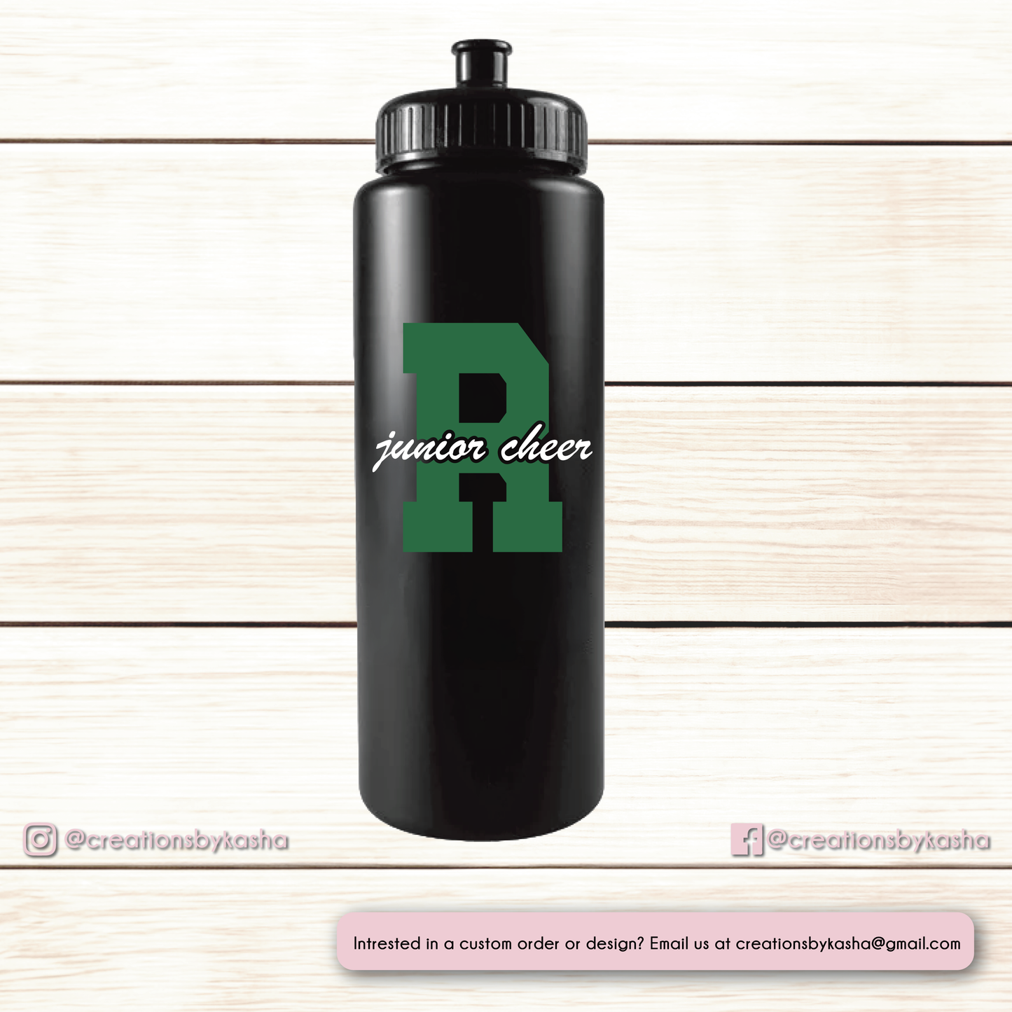 Junior Cheer Sports Water Bottle