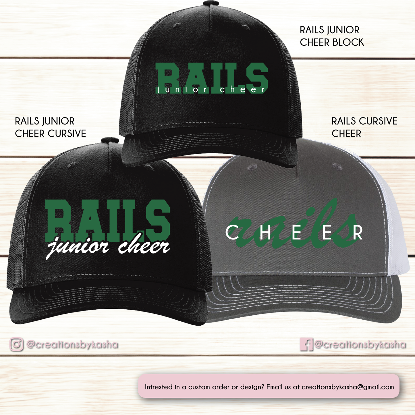 Cheer Hats - Richardson Snapback