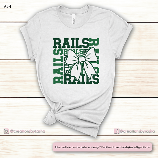 Rails Bow Cheer Design