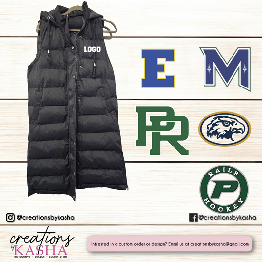 Bubble Vest Long – Left Chest Logo