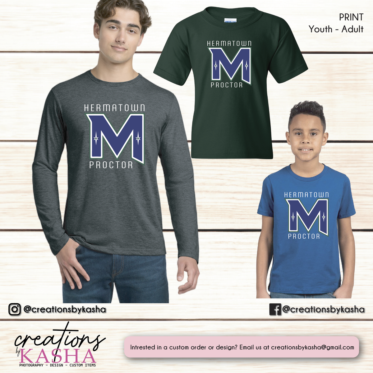 Mirage - Printed Apparel - Youth + Adult