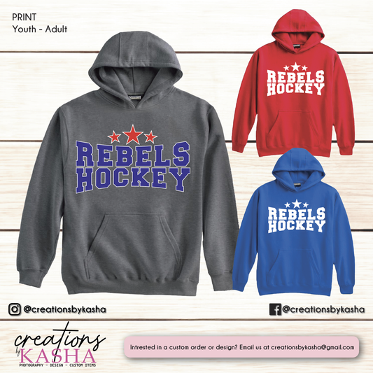 Rebels Hockey Hoodie