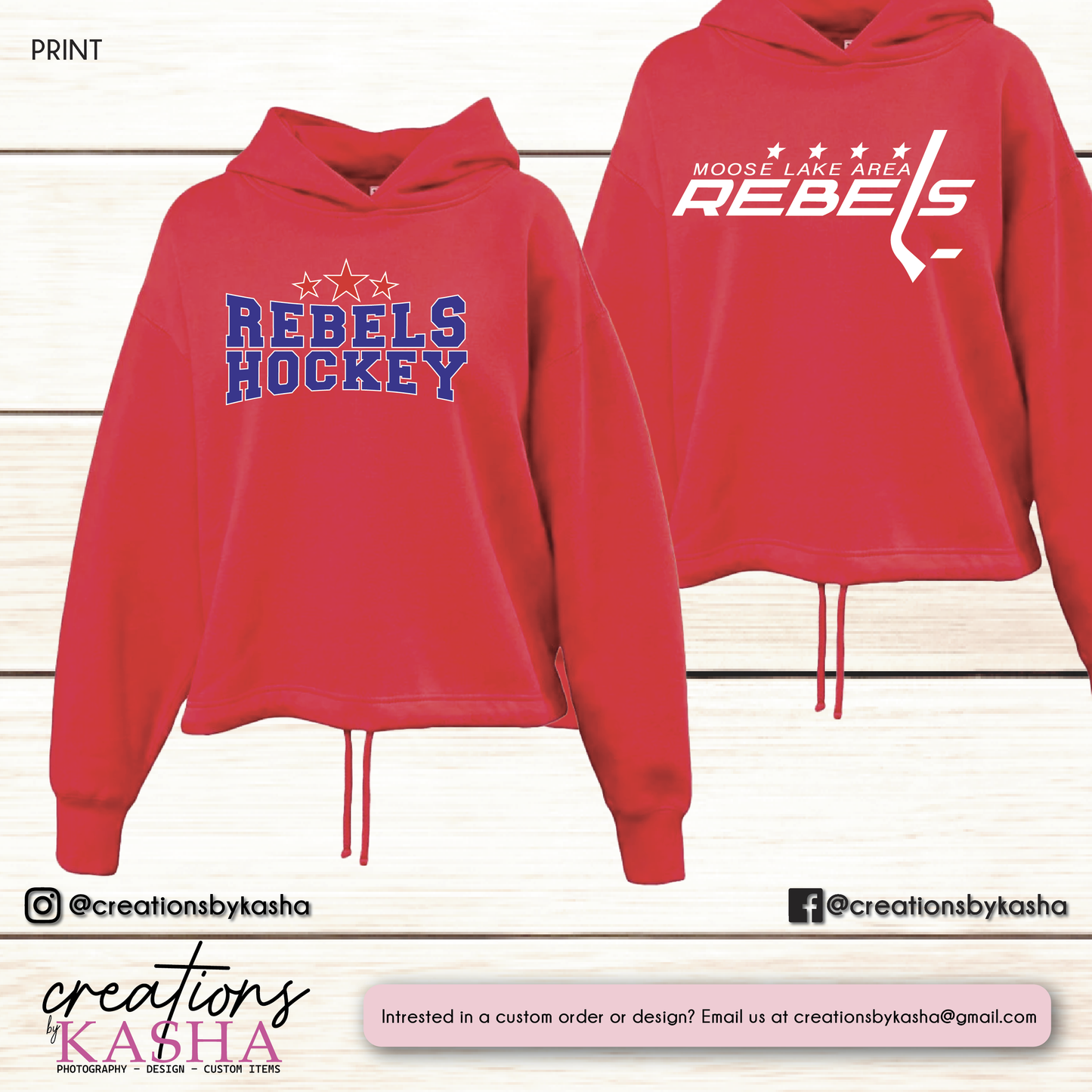 Rebels Sports Hoodie – Ladies