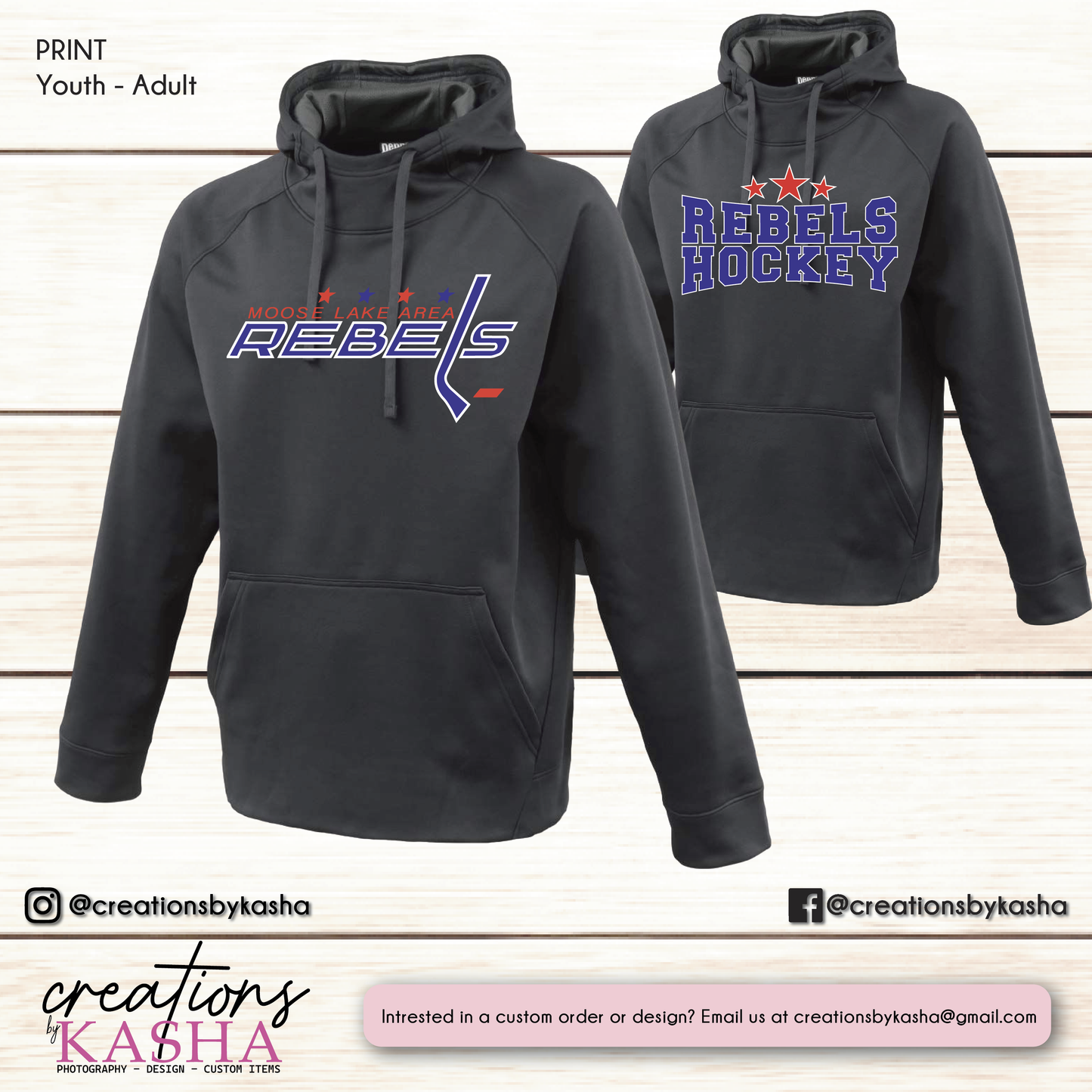 Rebels Hockey - Breakaway Hoodie