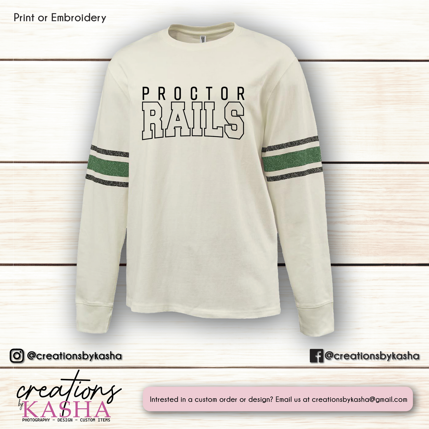 School Spirit Block Sleeve