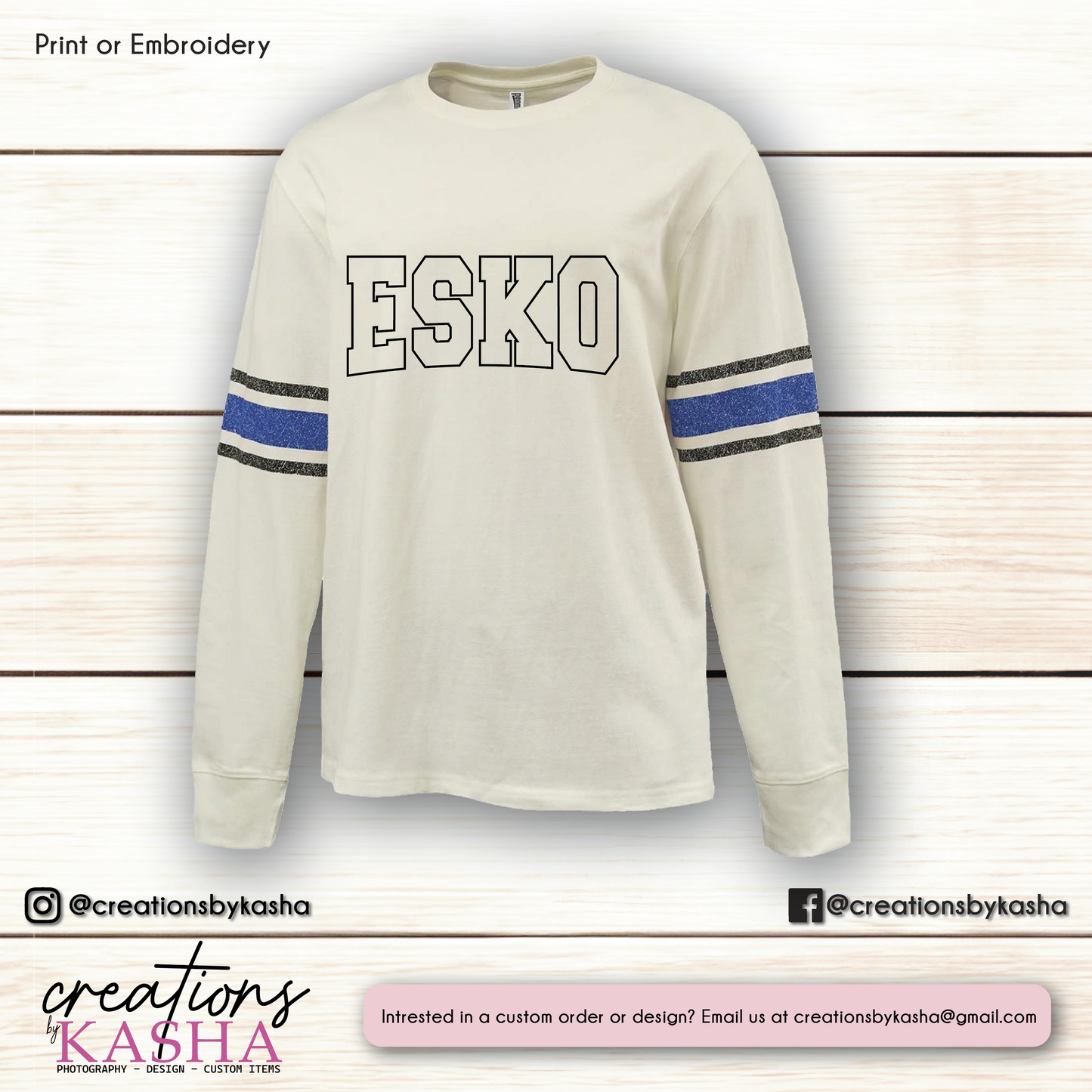 School Spirit Block Sleeve
