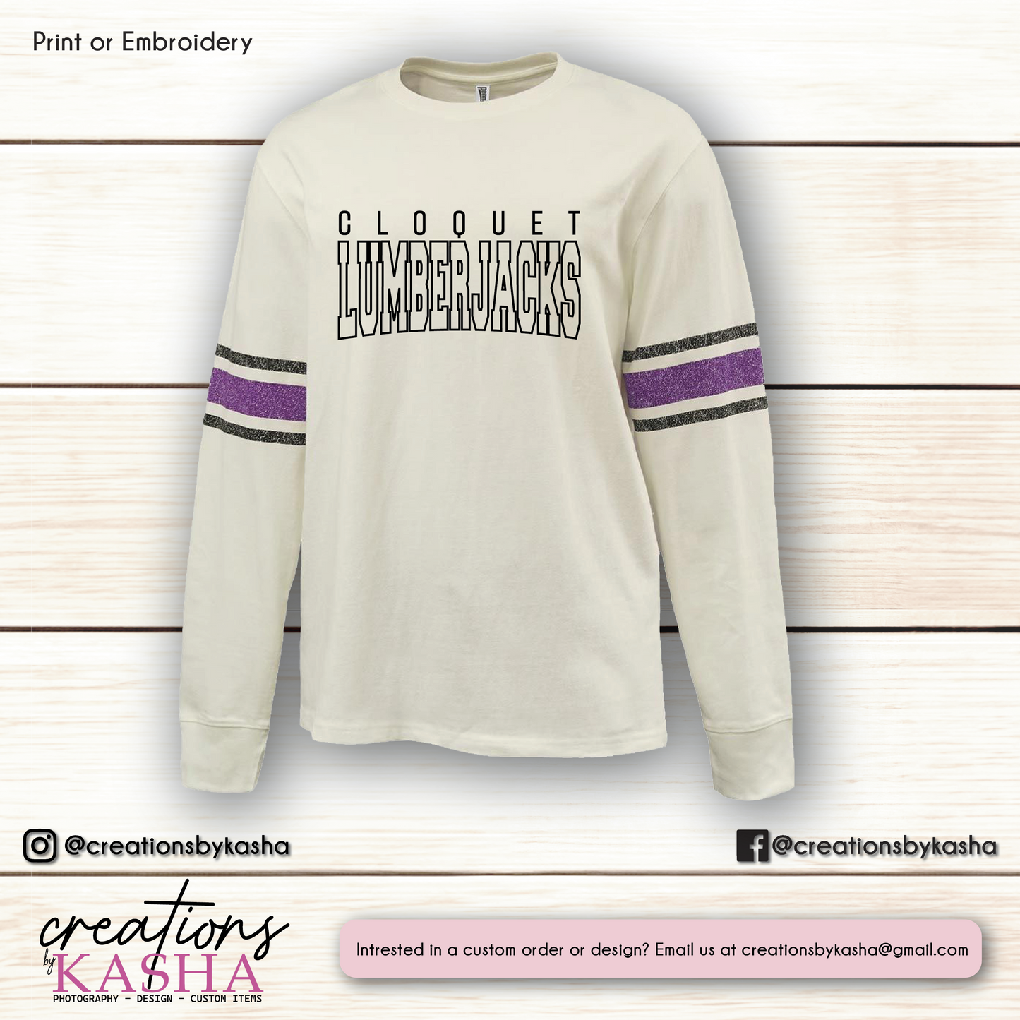 School Spirit Block Sleeve