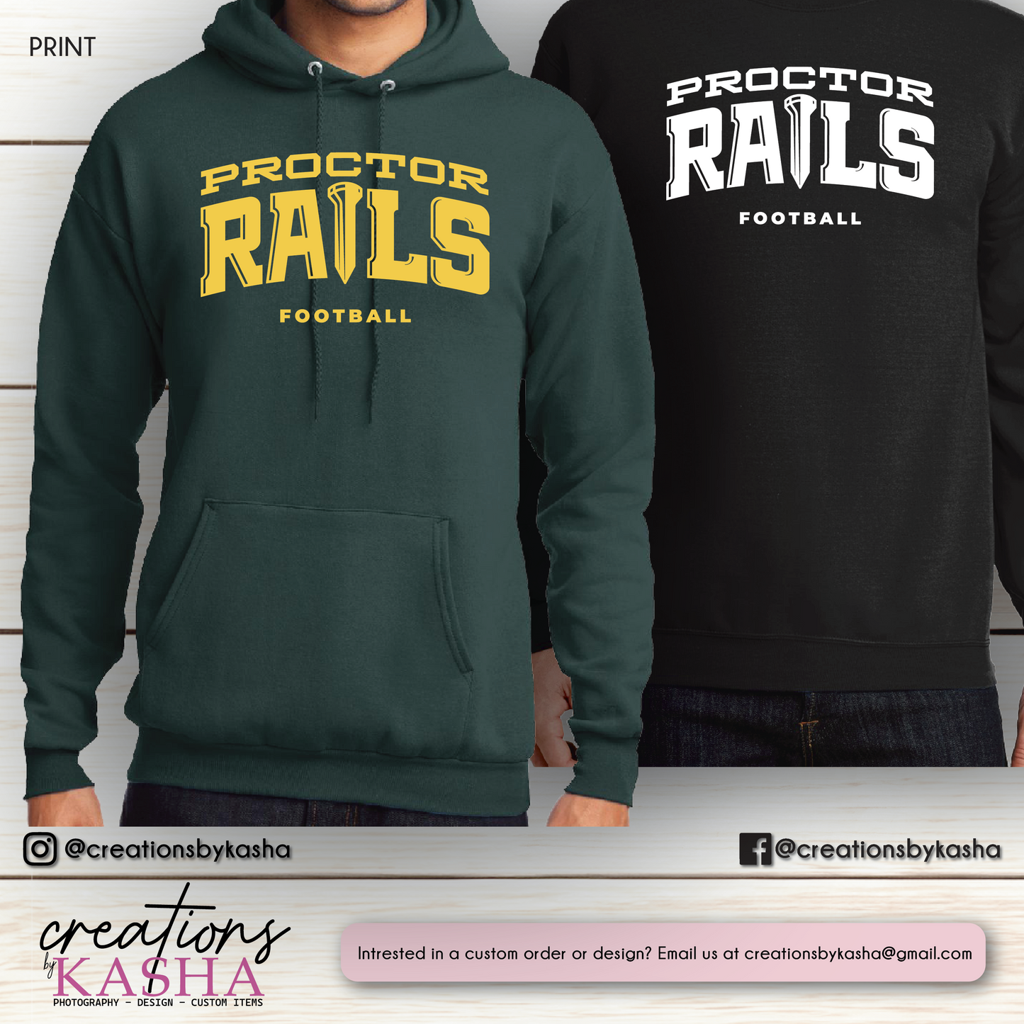 Rails Football - Basics - Arched Logo