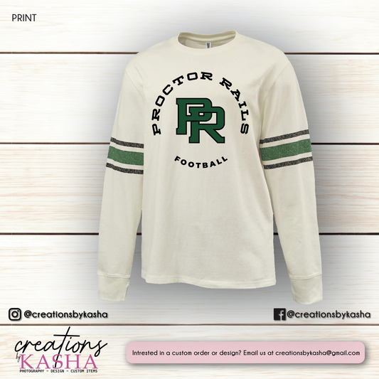 PR Football Color Block Long Sleeve