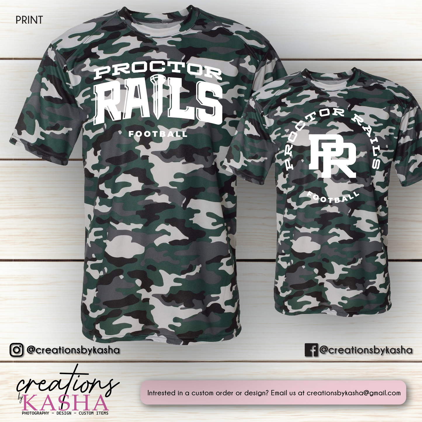 Dri-Fit Camo -Football Shirt