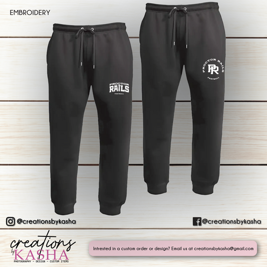 Football Joggers – Embroidered Logo