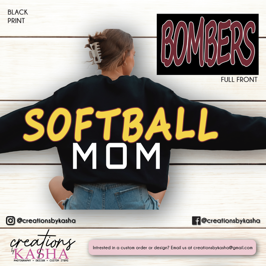 Softball Mom - Bombers