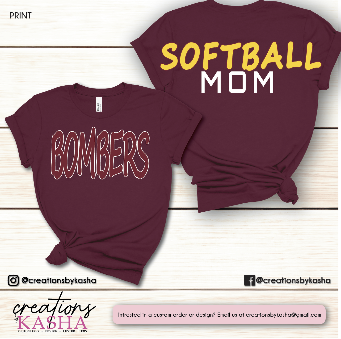 Softball Mom - Bombers